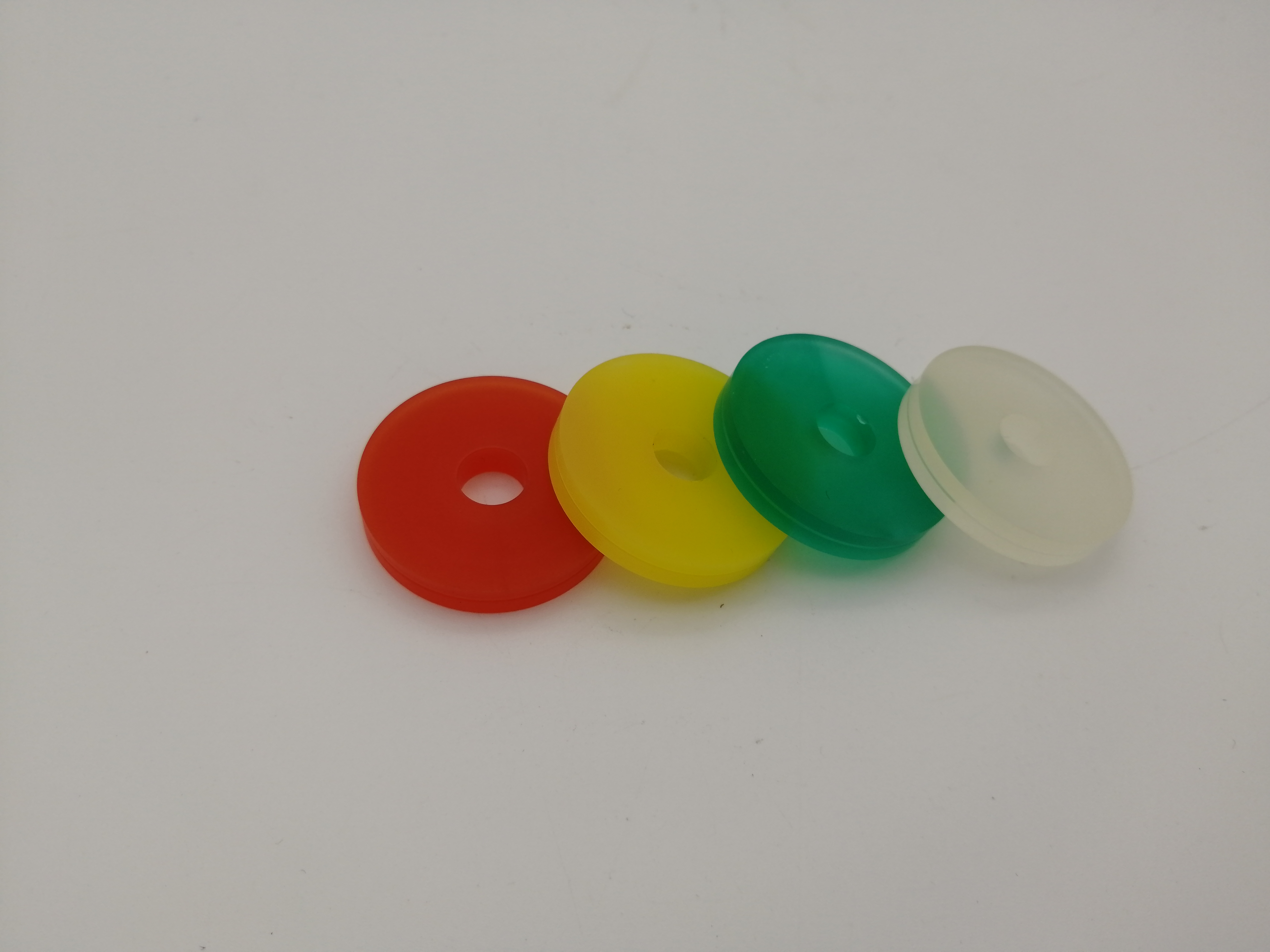 PU roller with yellow red green transparent color for chenille machinery textile machine spare parts